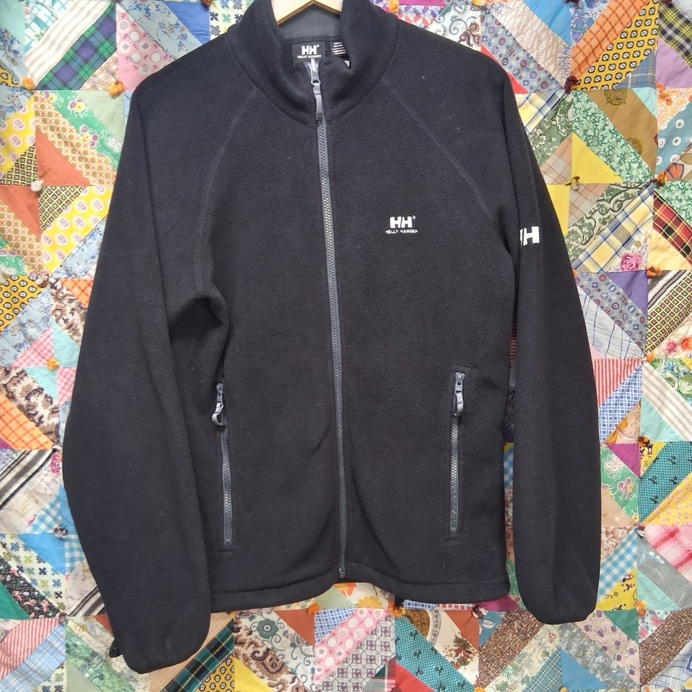 Helly Hanson Full Zip Manchester 2.0 Fleece Jacket Black Size Small